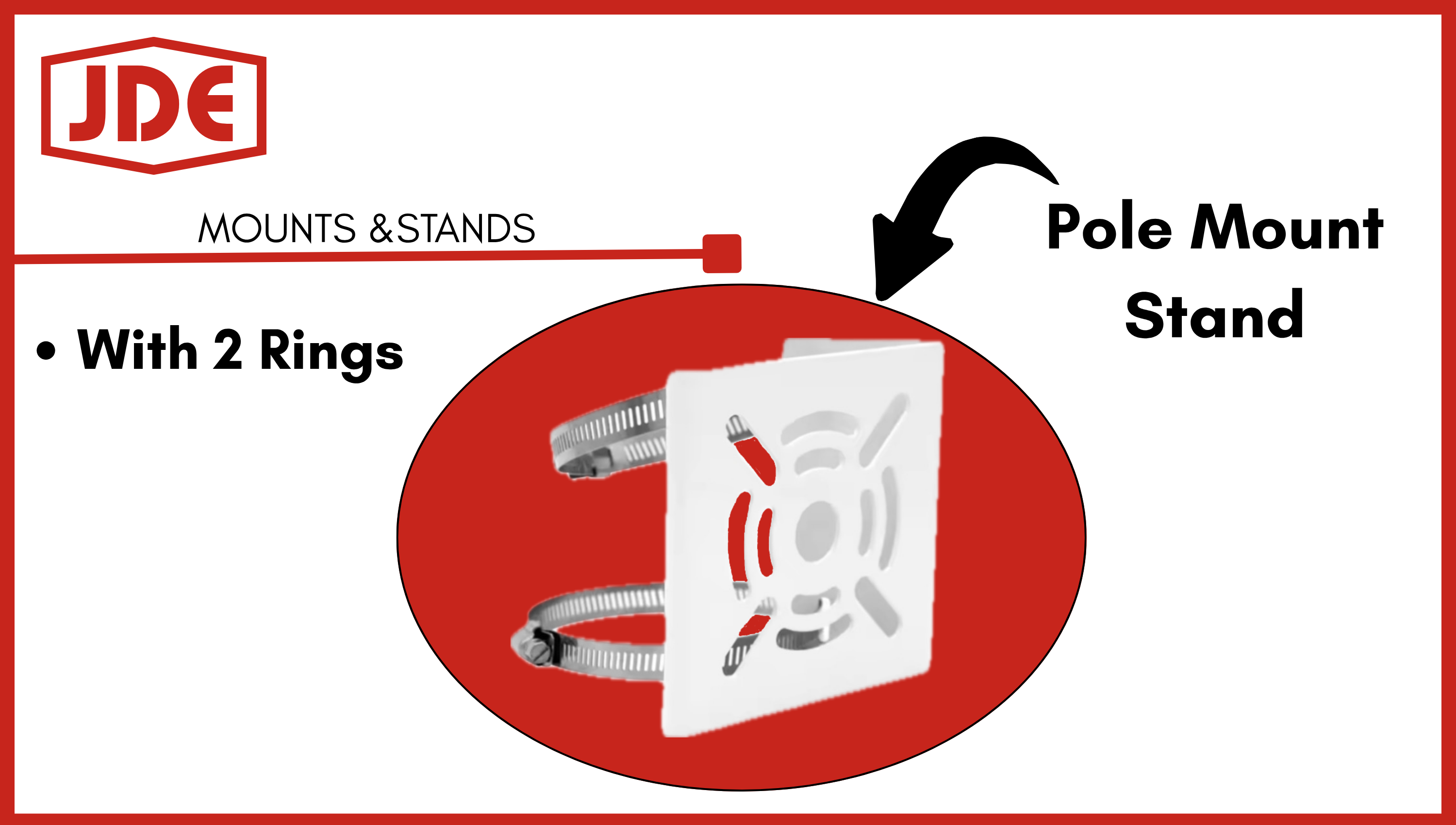 JDE Pole Mount Stand